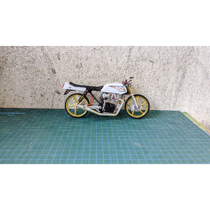 miniatur motor gl herex style,full detail