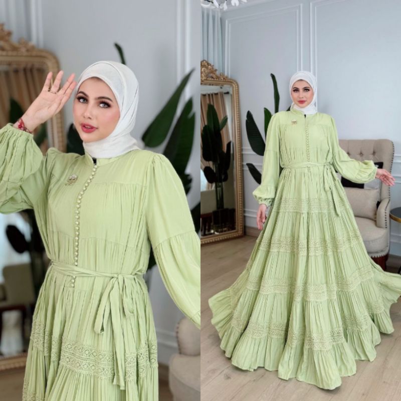 Gamis Import Polos by. Shella Saukia