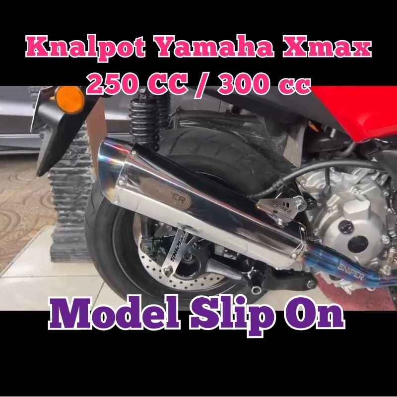 Knalpot Yamaha X-MAX 250 CC 300 CC Slip On
