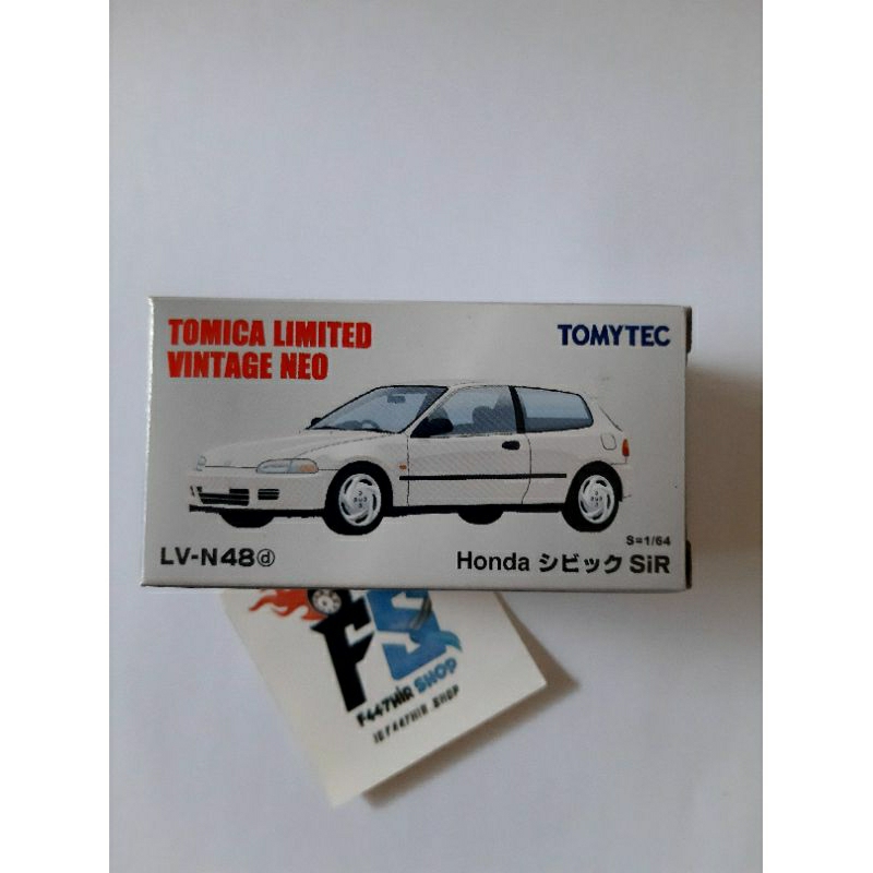 Tomica Limited Vintage Neo Honda Civic Estilo White