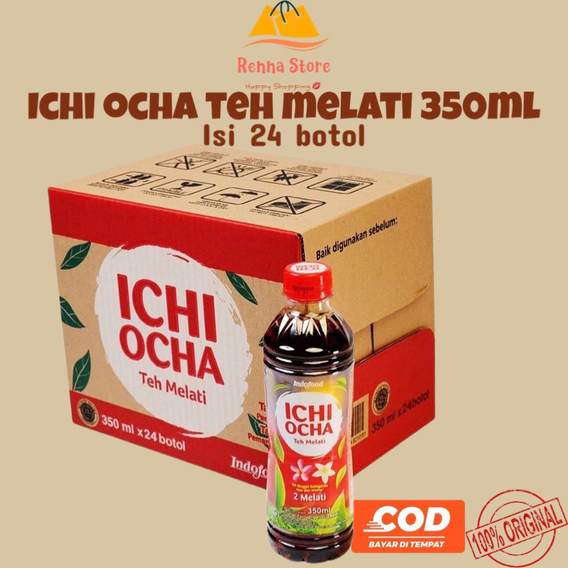 

[isi 24 botol] ICHI OCHA TEH MELATI 350ml - Minuman Teh Melati