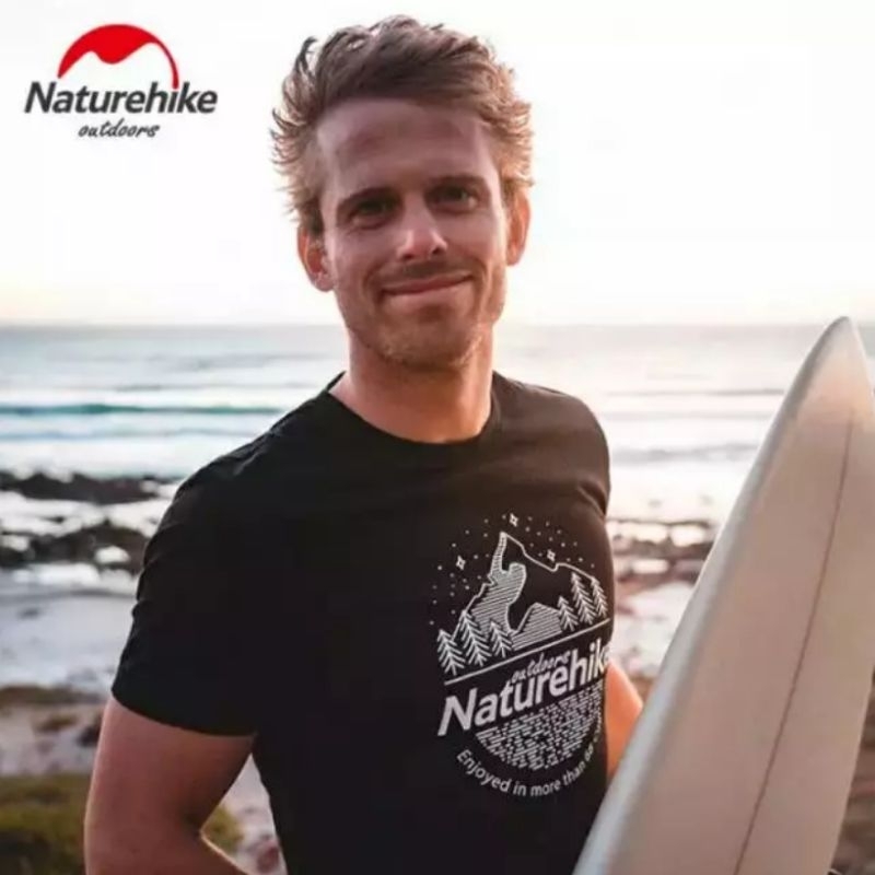 KAOS NATUREHIKE NH19W005-H T-SHIRT CAMPING GLAMPING HIKING PIKNIK BERKEMAH OUTDOOR