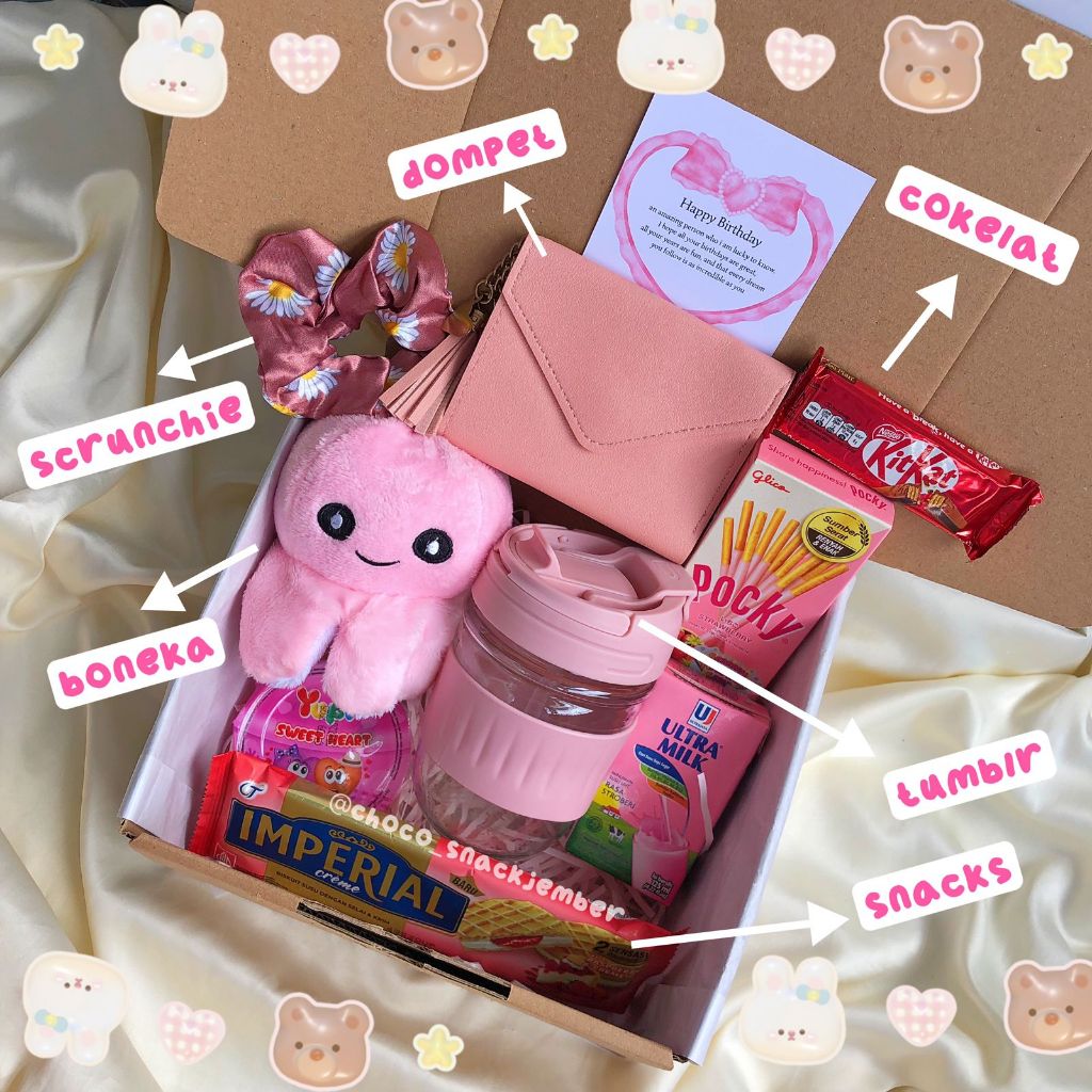 

KADO ULANG TAHUN CEWEK HAMPER ULANG TAHUN KADO ANNIVERSARY KADO LEBARAN KADO VALENTINE HADIAH ULANG TAHUN CEWEK KADO WISUDA