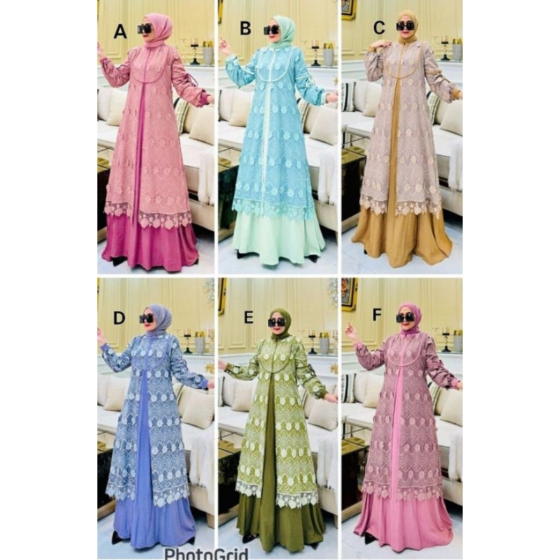 Zea dress syafeera no hijab