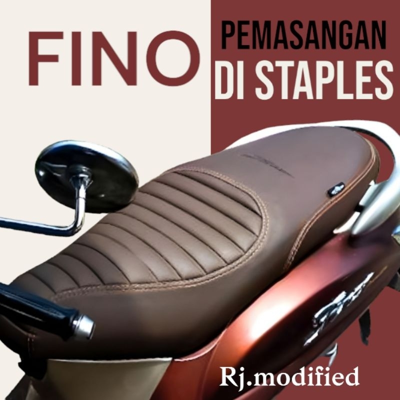 Sarung jok motor FINO Caferacer