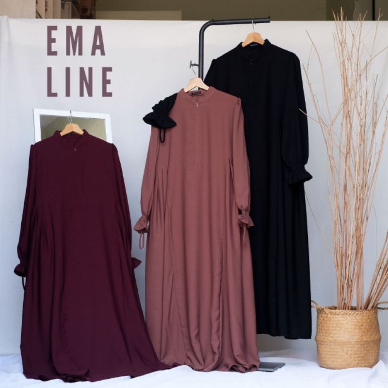 Zinnia - Emaline Dress Royal Twist Ied Series Gamis Lebaran