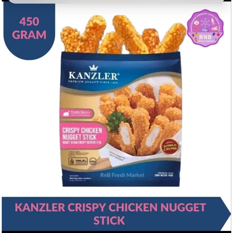 

Chicken Nugget Crispy Stick KANZLER 450gr