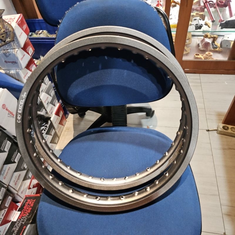 Velg Crv Excel Japan 17 x 140 dan 17 x 160 Bronze coklat Kulit jeruk 1 Set