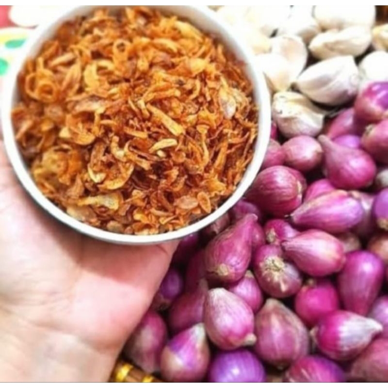 

Bawang Goreng/Bawang Merah Goreng/Bawang Brebes Beli 2 gratis 1 poch 300g