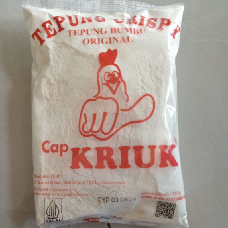 

tepung crispy tepung bumbu original cap kriuk