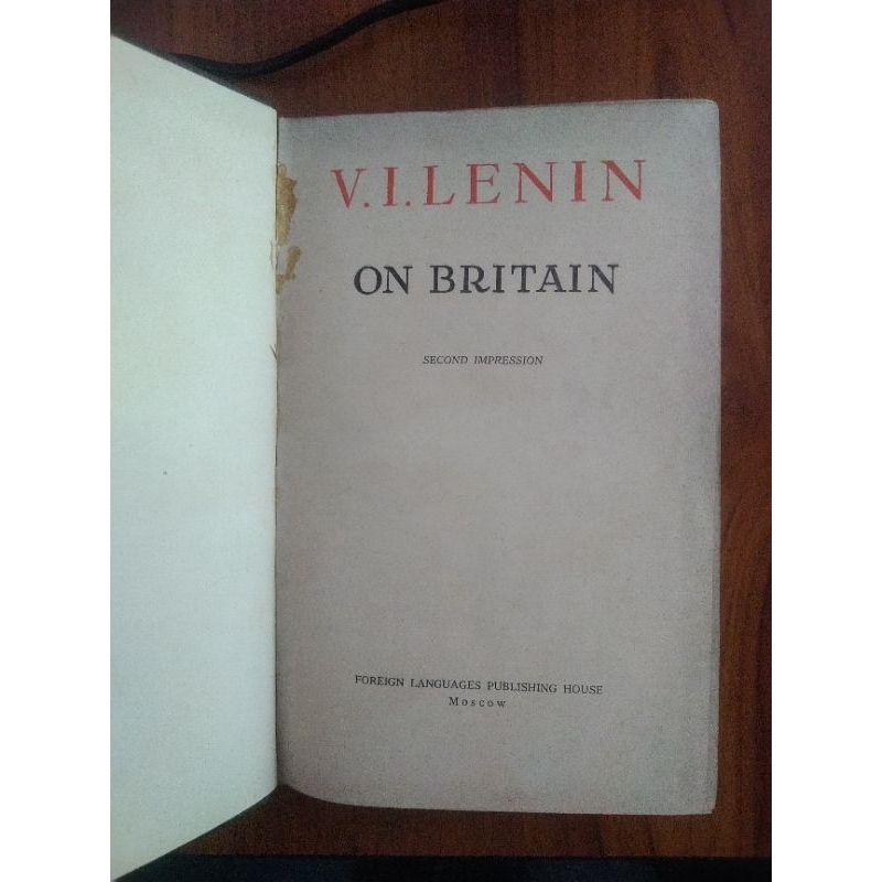 Lenin on Britain, by VI Lenin