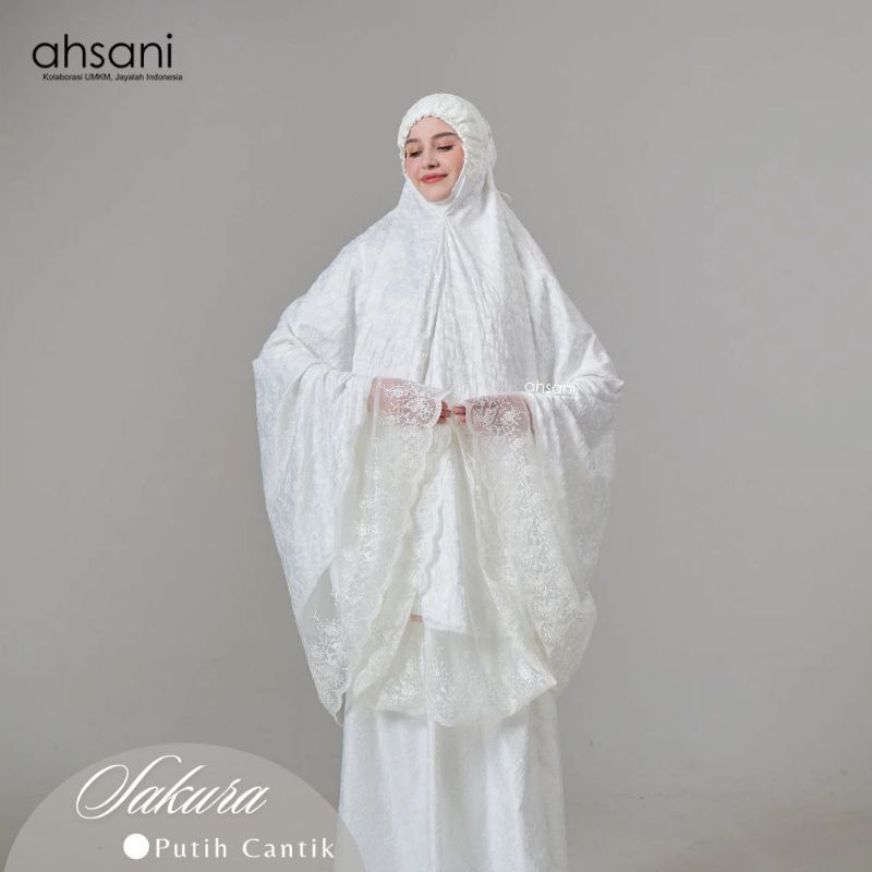 Mukena Sakura Sutera Super ORI By Ahsani