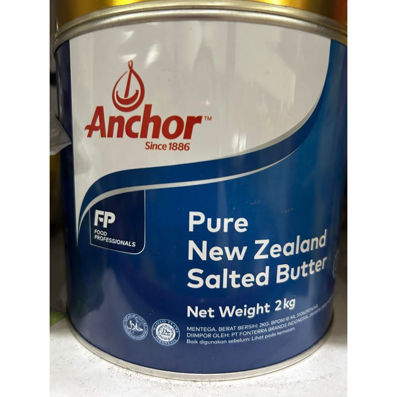 

ANCHOR TINNED SALTED BUTTER 2 Kg