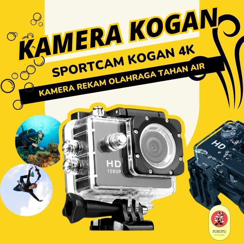 Kogan Sportcam Action Camera 1080p 18MP Waterproof 30m