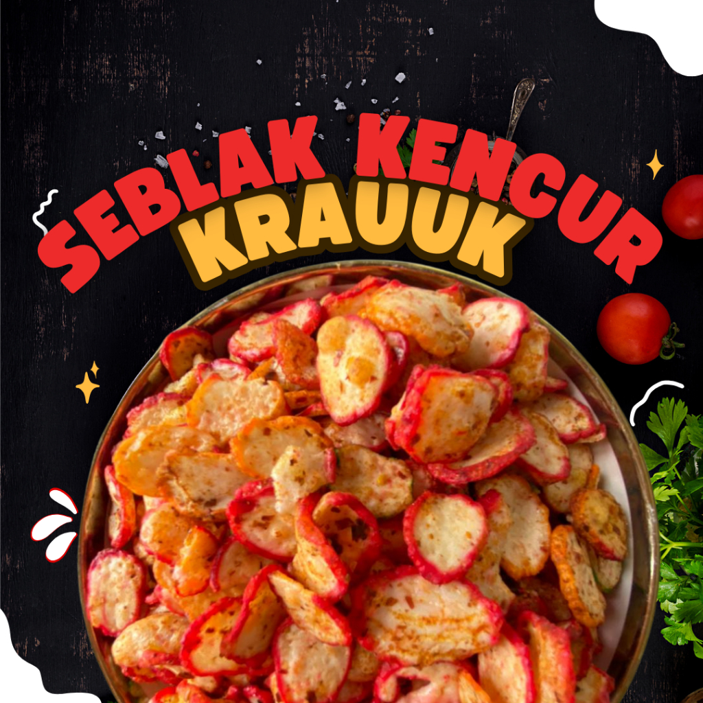 

Kripik seblak kencur 100 Gr