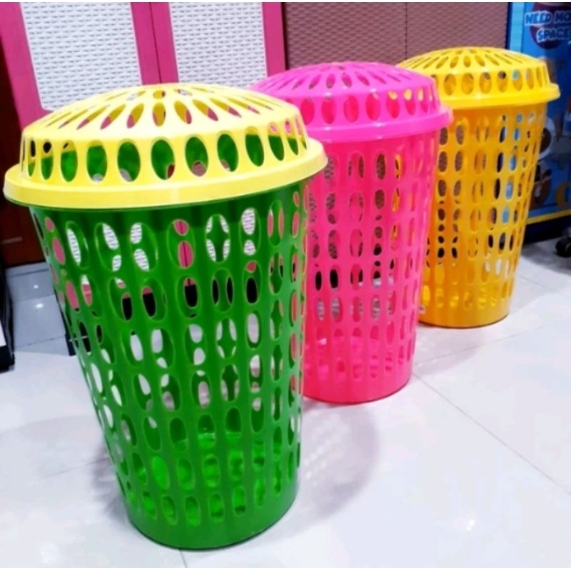 Keranjang Laundry Keranjang Baju Kotor bertutup cap GM