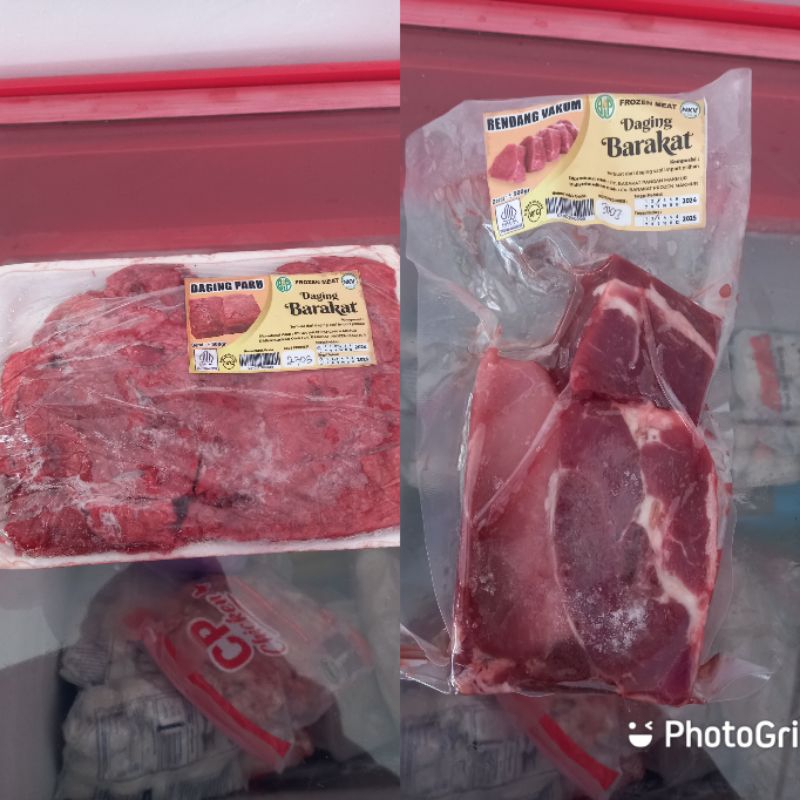 

daging rendang daging rawon daging paru daging has 500 gr frozen food