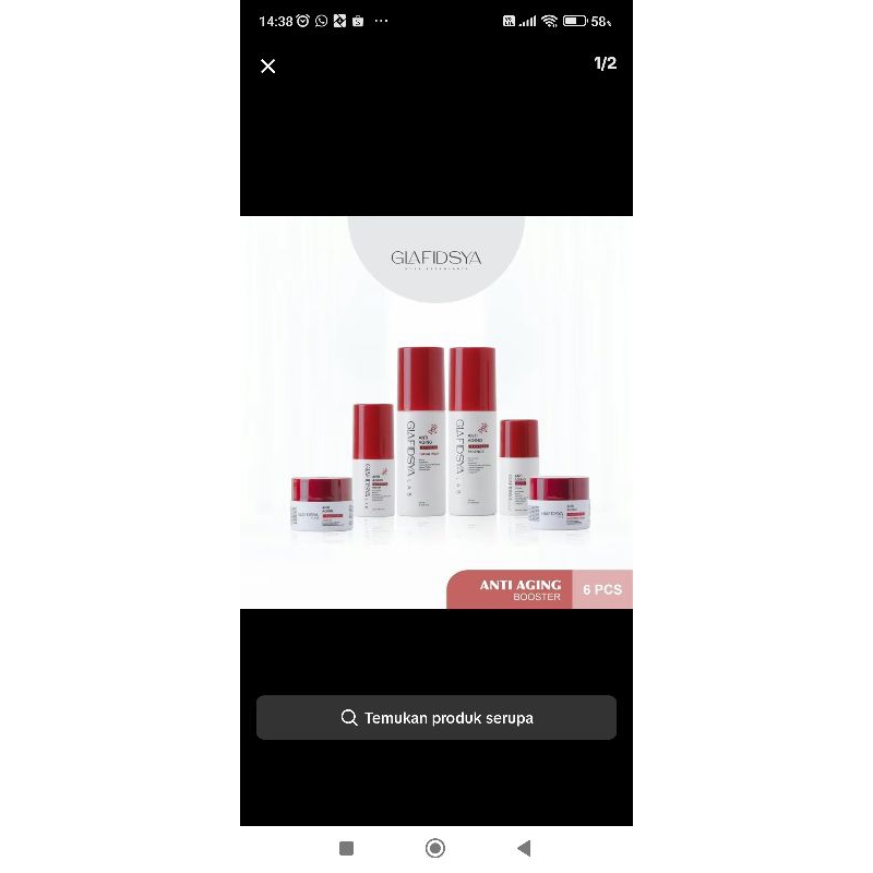 paket anti aging dr reza gladys original