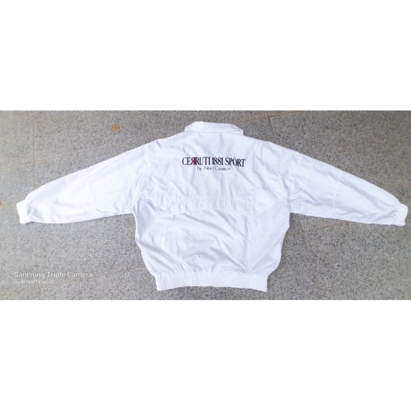 JAKET WINDBREAKER VINTAGE CERRUTI ITALIA