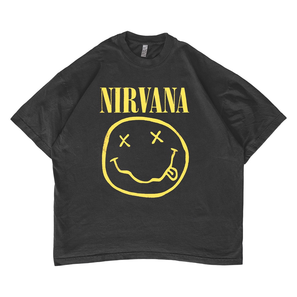 Nirvana Logo Oversized T-shirt Vintage Band