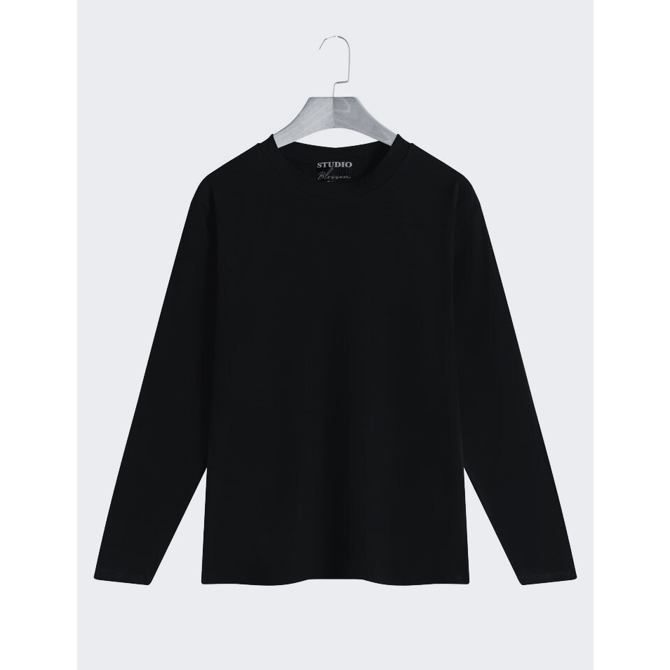 BAJU POLOS LENGAN PANJANG HITAM