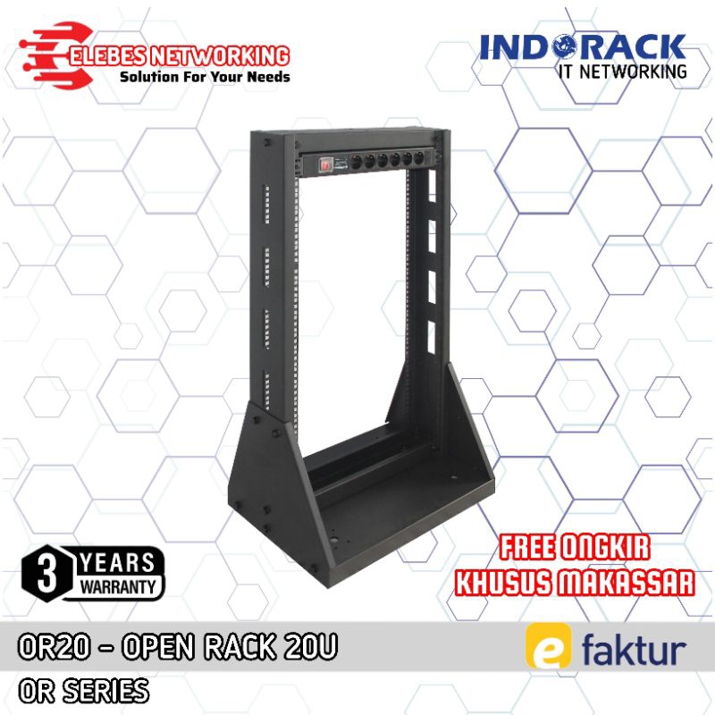 OR20 Open Rack INDORACK 20U Rak Server