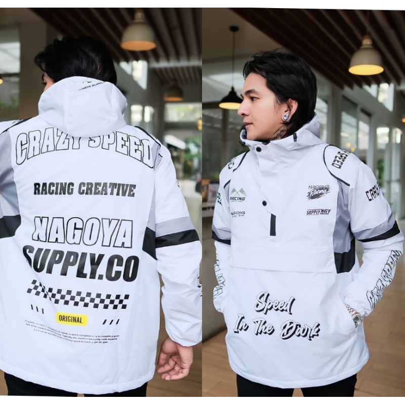 JAKET COACH PRIA DISTRO-JAKET COACH PUTIH-JAKET BANDUNG JAKET UNISEX NAVY COACH MOTHBLEES CITAYAM FA