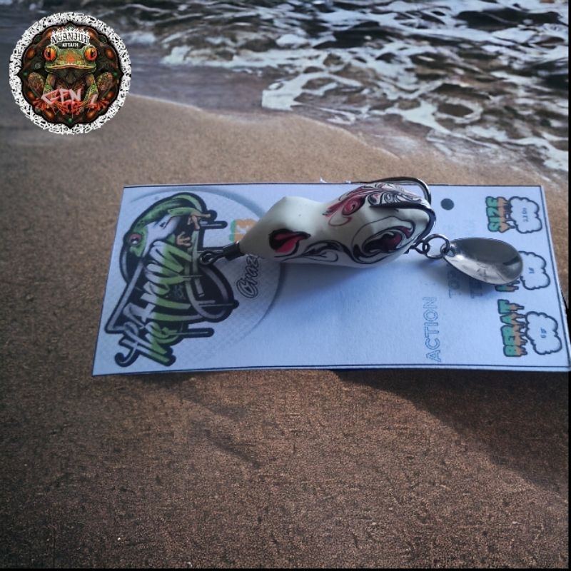 umpan gabus soft frog Tenggelam