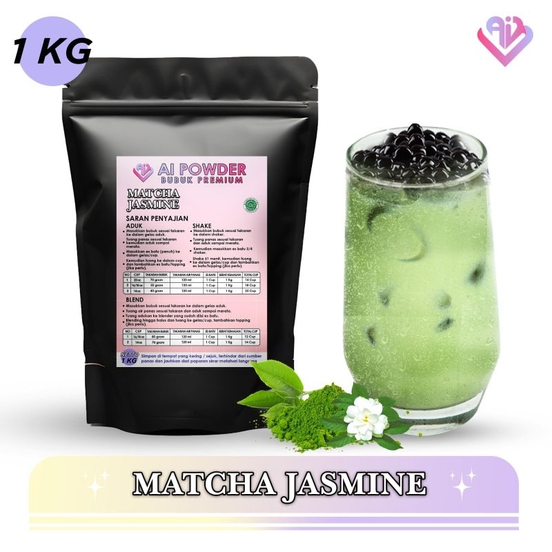 

Matcha Jasmine Bubuk Minuman Premium The Best Instan 1Kg