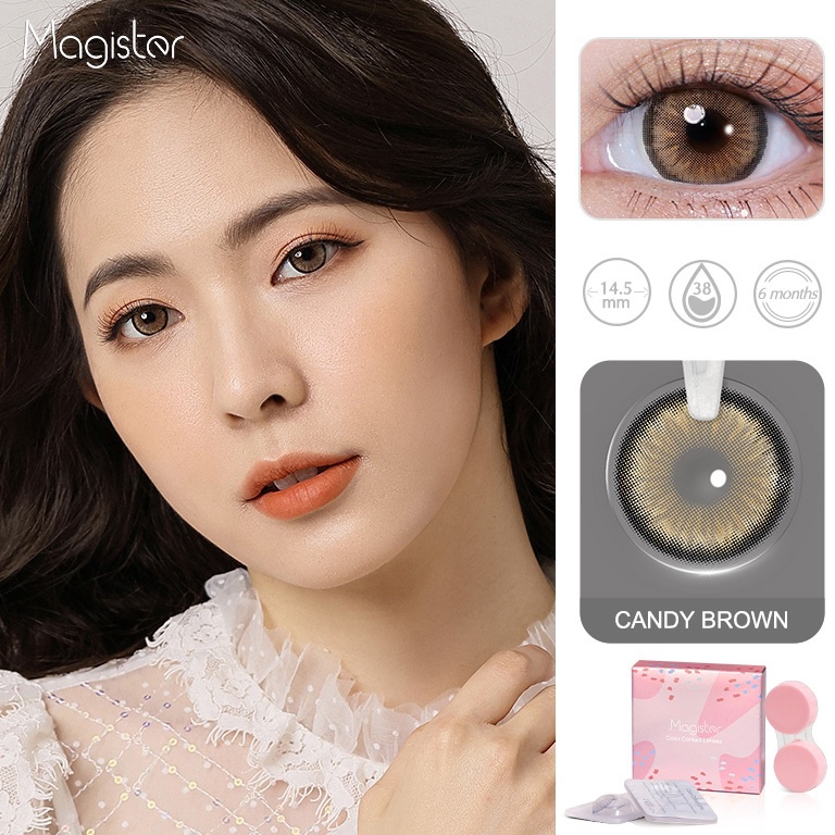 Langsung pesan Magister Softlens Minus 145 mm  sd 6 Dubai lensa kontak warna Big Eyes softlens min s