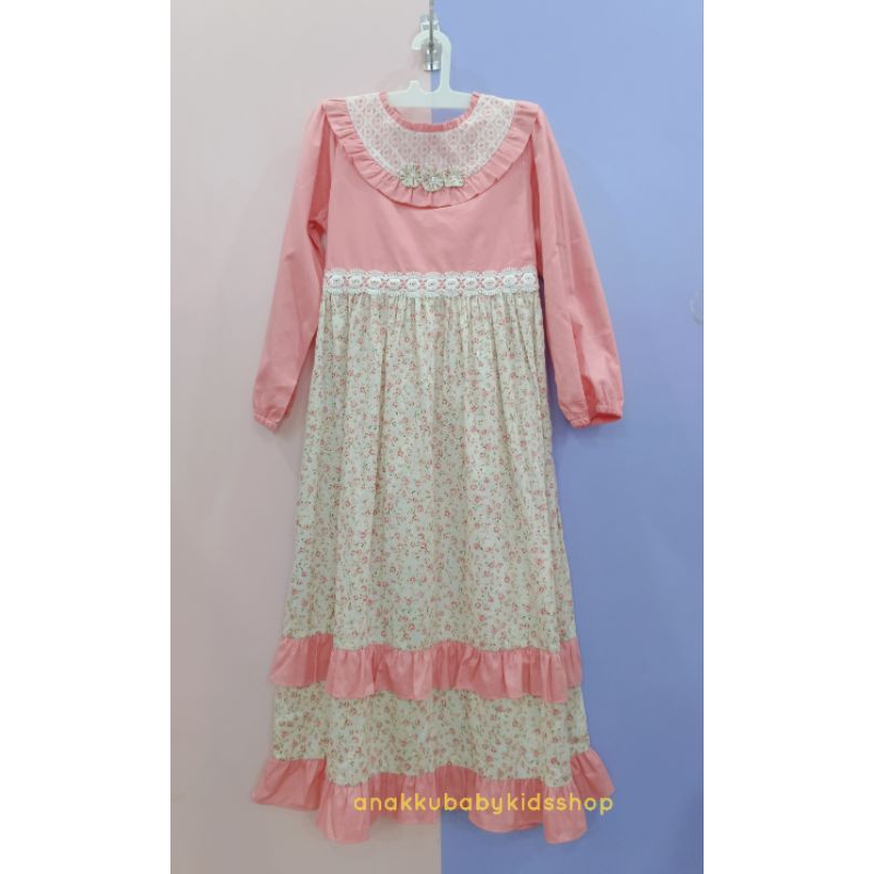 Gamis Anak : Aliza kids (Size : 8, umur 6-7 tahun)