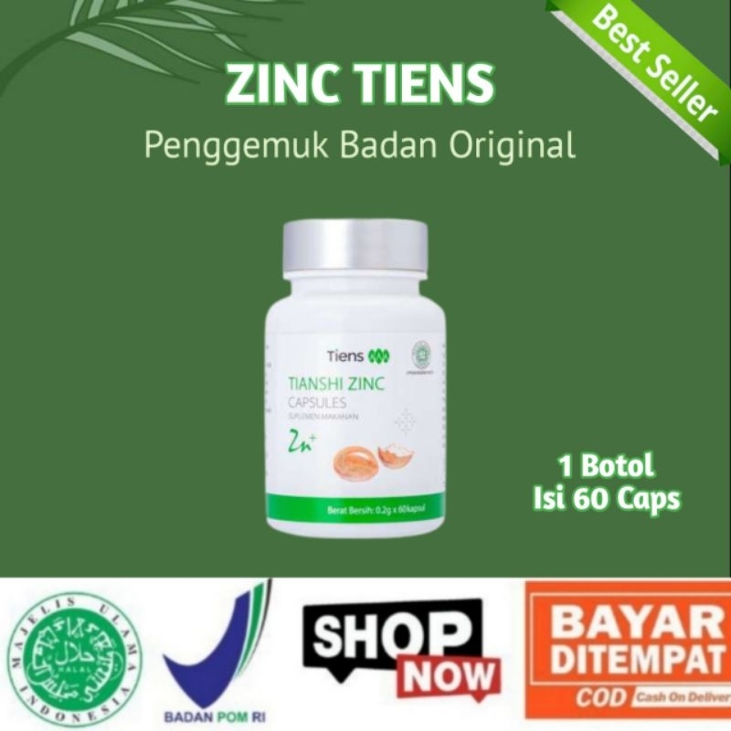 ZINC PENGGEMUK BADAN ORIGINAL / OBAT PENGGEMUK BADAN