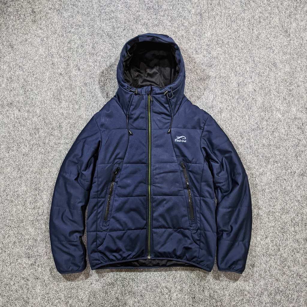 Find Out - Jaket Outdoor Pria Gunung Down Hangat Tebal Winter Musim Dingin Second Bekas Original - J