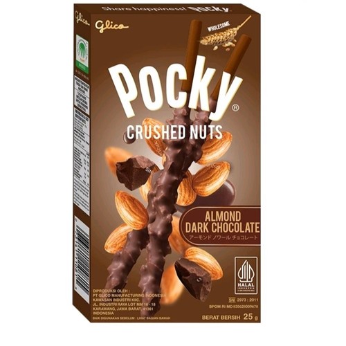 

Glico Pocky Crushed Nuts Almod Dark Chocolate Flavour 25gr