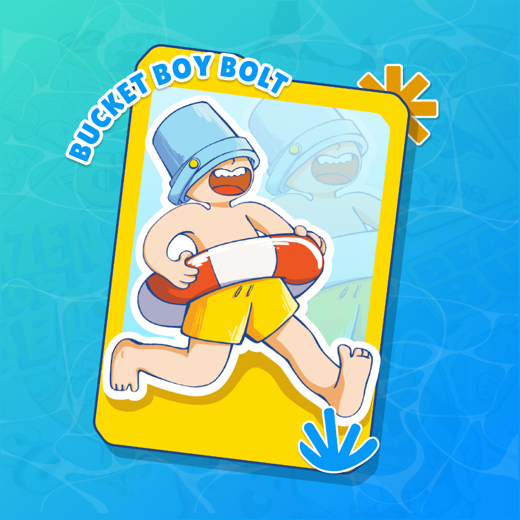 

Seaside Finds - Bucket Boy Bolt Sticker