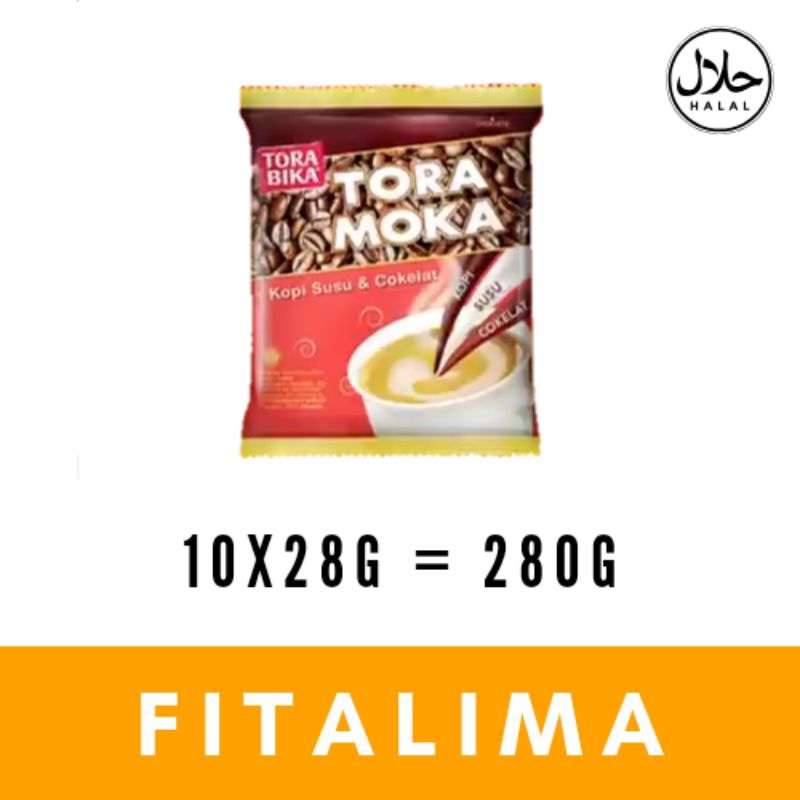 

Torabika tora moka kopi susu&cokelat renceng 10x28g