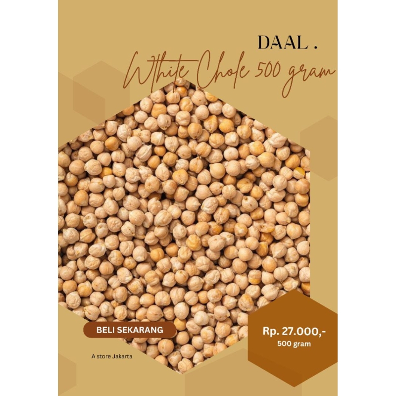 

white chole / chickpeas 500 gram / kabuli chana