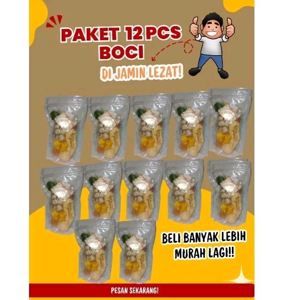 

PAKET LAPAR 12 PCS BASO ACI ENAK TANGERANG