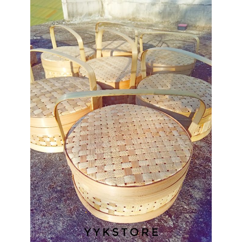 RANTANG BAMBU 1 SUSUN / HAMPERS / BOX HAMPERS BAMBU