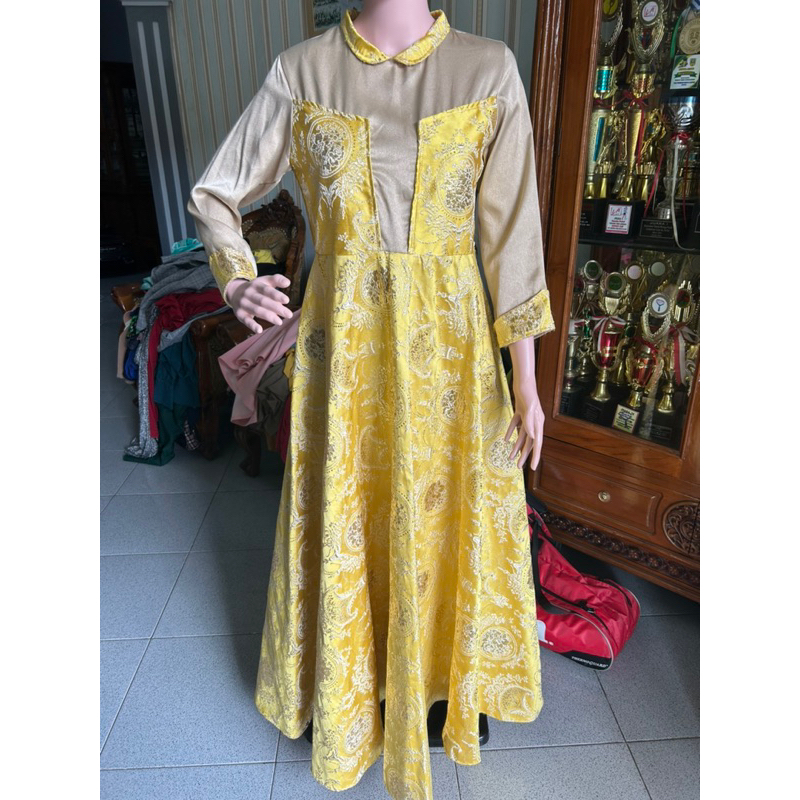 gamis kuning