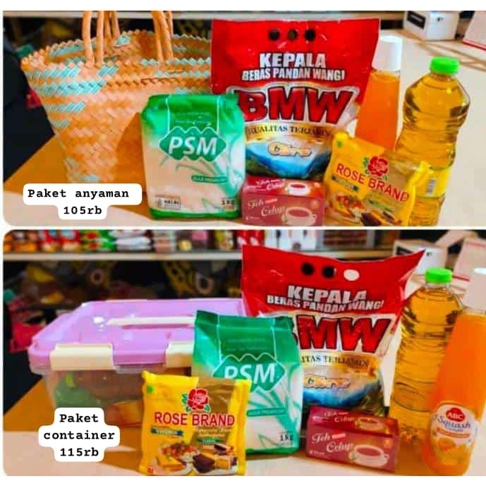 

Promo 7.7 Paket Hampers Paket Sembako Murah B FREE Keranjang