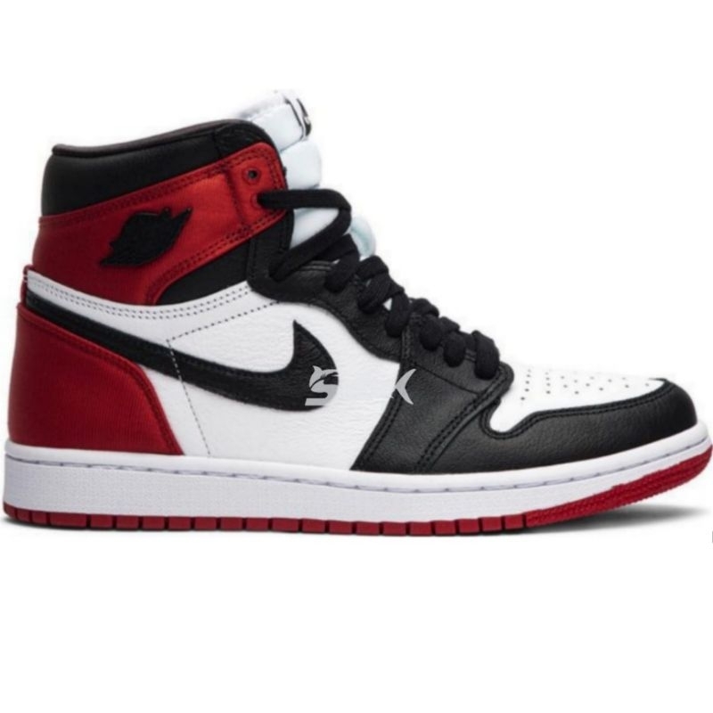 Air Jordan 1 Retro High OG "Satin Black Toe" 100% Authentic