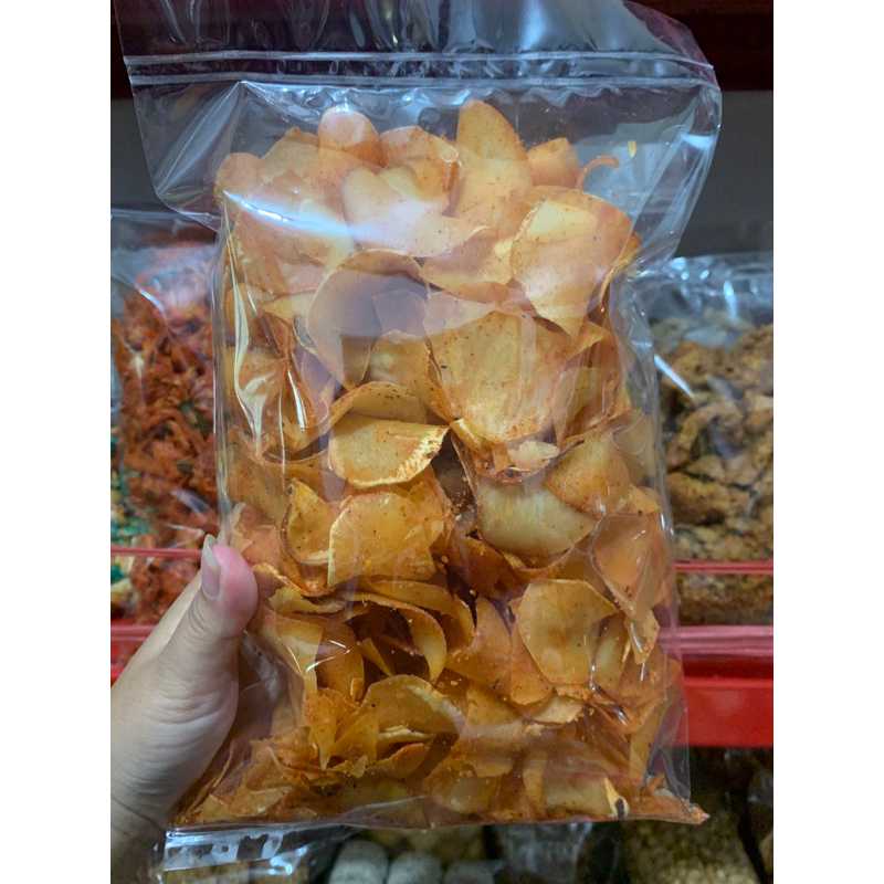 

Keripik Singkong Pedas Jeruk