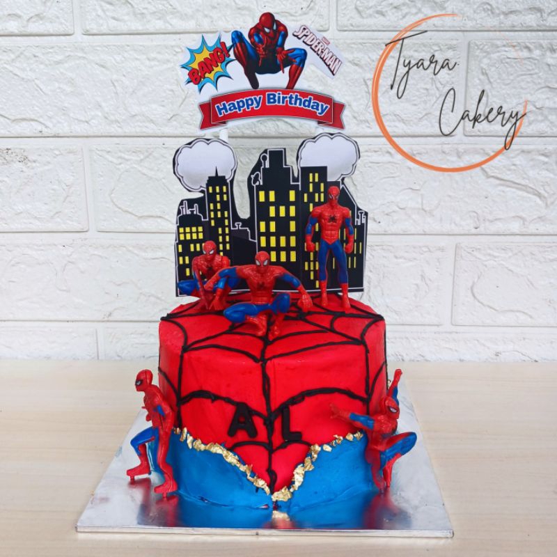 

Ssl09 SPIDERMAN CAKE HERO CAKE CUSTOM CAKE BANDUNG