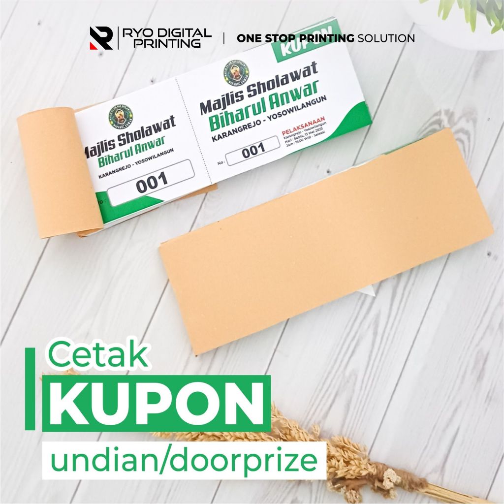 

Cetak Kupon Custom Full Warna Bisa Eceran/Satuan