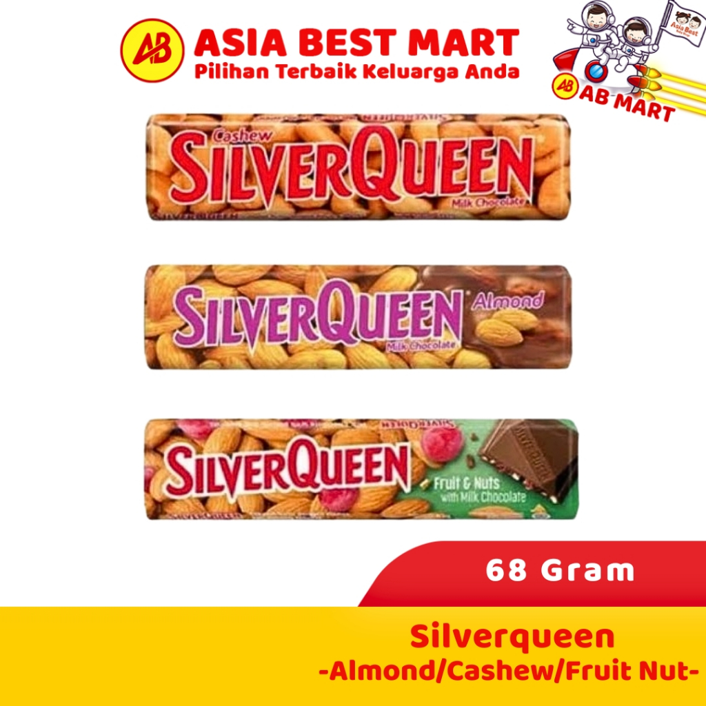 

Silverqueen 68gr Cashew Fruit & Nut Almond Cokelat