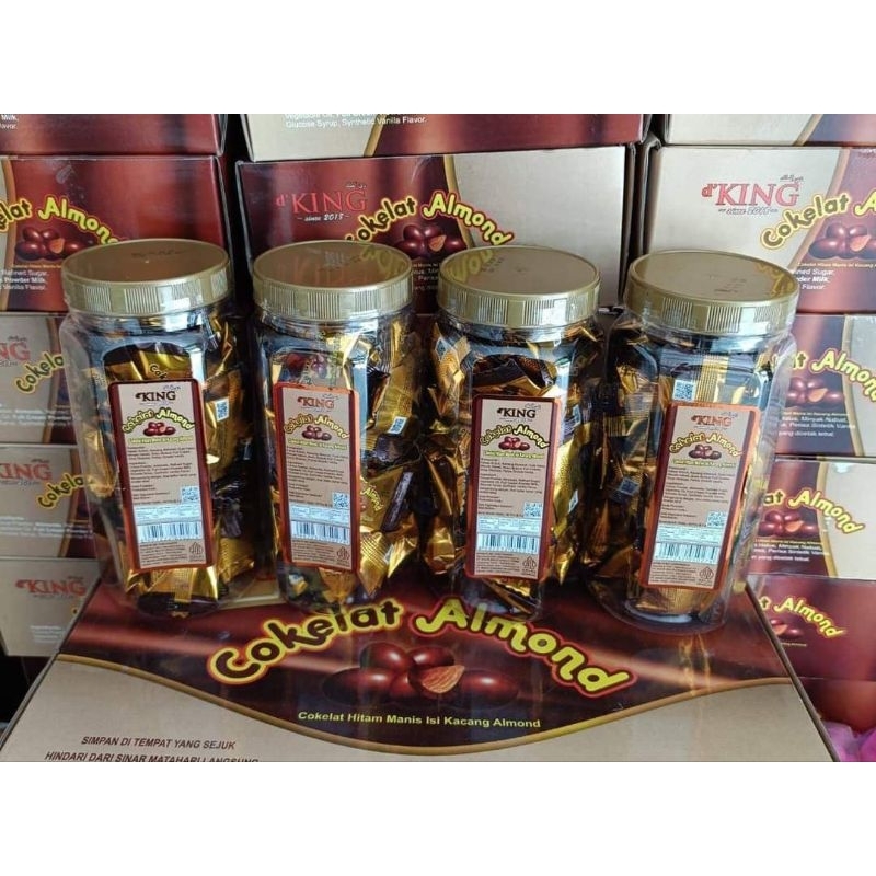 

D KING COKLAT ALMOND D KING BONIBOL COKLAT ALMOND