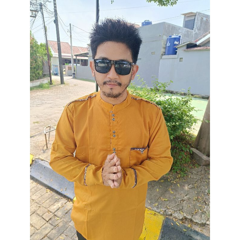 KOKO PRIA BIG SIZE KOKO RAJA TOJIRO BAJU LEBARAN PRIA KOKO PRIA LENGAN PANJANG JUMBO SIZE