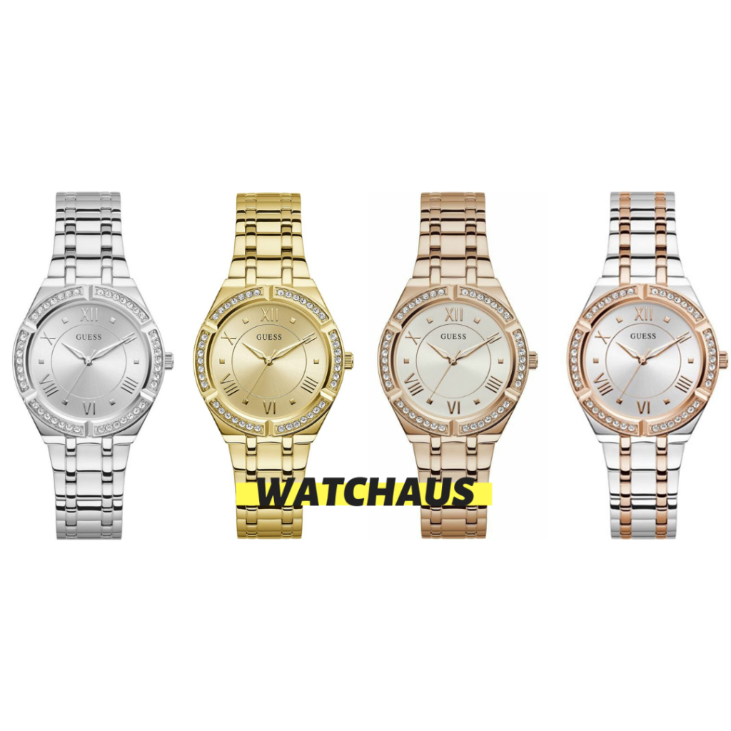 JAM TANGAN WANITA GUESS GWG003 L1 L2 L3 L9 GW0033L1 GW0033L2 GW0033L3 GW0033L9 COSMO ANALOG STAINLES