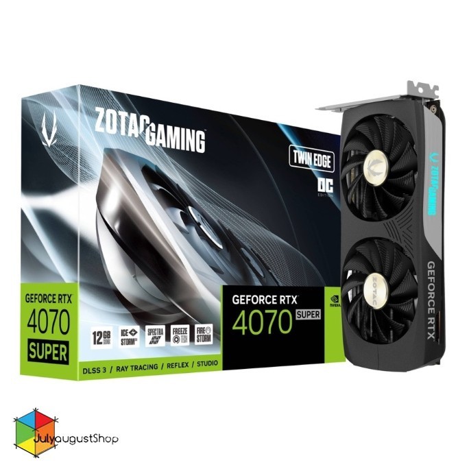 ZOTAC GAMING GeForce RTX 4070 SUPER Twin Edge OC 12GB GDDR6X